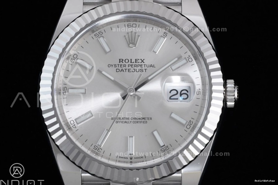 1:1 Premium Stick Steel Clean Jubilee 126334 SH 904L Dial Best Bracelet DateJust on Edition Silver 41 625 0423
